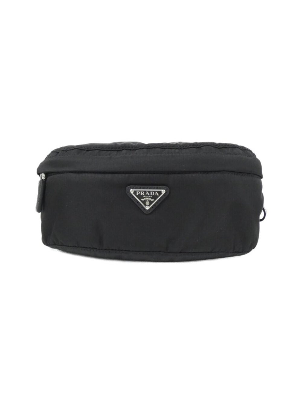 Prada Waist Bag Belt Bag Silver